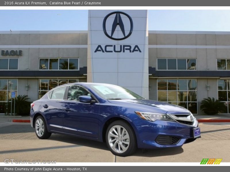 Catalina Blue Pearl / Graystone 2016 Acura ILX Premium