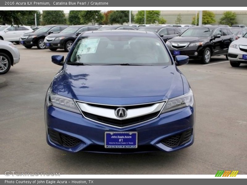 Catalina Blue Pearl / Graystone 2016 Acura ILX Premium
