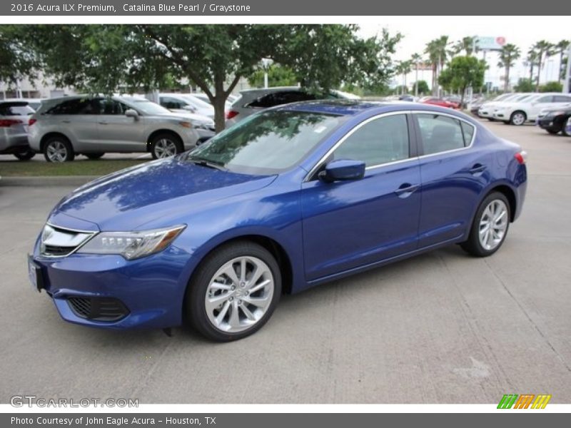 Catalina Blue Pearl / Graystone 2016 Acura ILX Premium