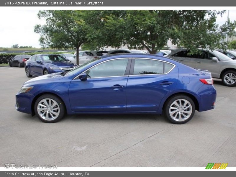 Catalina Blue Pearl / Graystone 2016 Acura ILX Premium