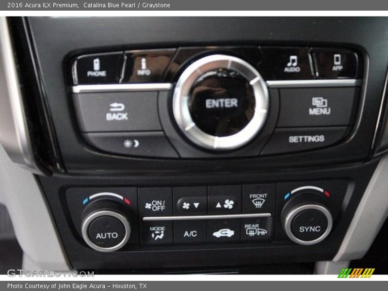 Catalina Blue Pearl / Graystone 2016 Acura ILX Premium