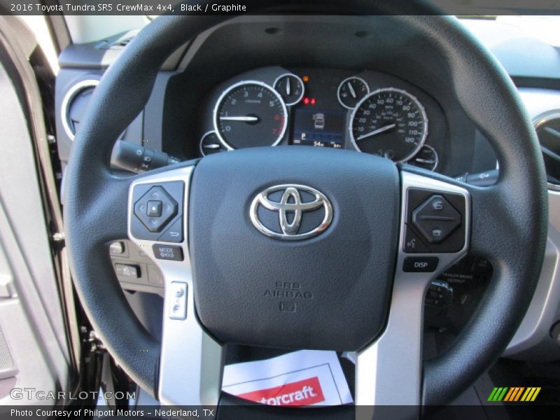 Black / Graphite 2016 Toyota Tundra SR5 CrewMax 4x4