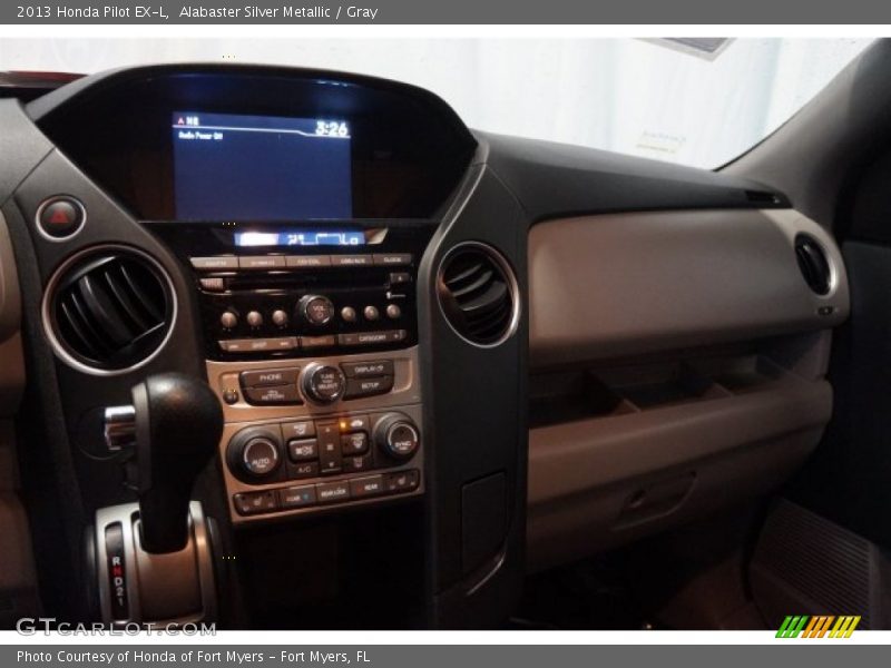 Alabaster Silver Metallic / Gray 2013 Honda Pilot EX-L