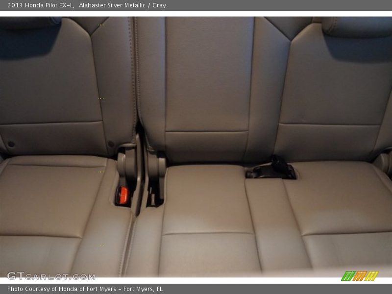 Alabaster Silver Metallic / Gray 2013 Honda Pilot EX-L