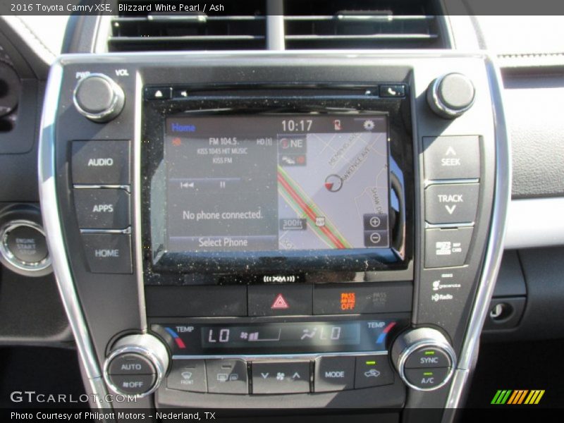 Blizzard White Pearl / Ash 2016 Toyota Camry XSE