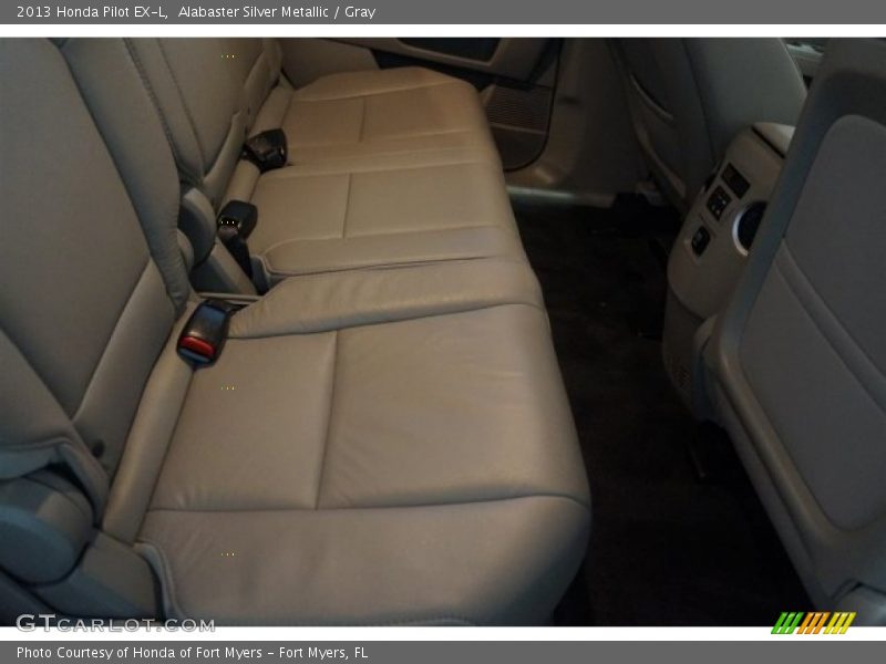 Alabaster Silver Metallic / Gray 2013 Honda Pilot EX-L