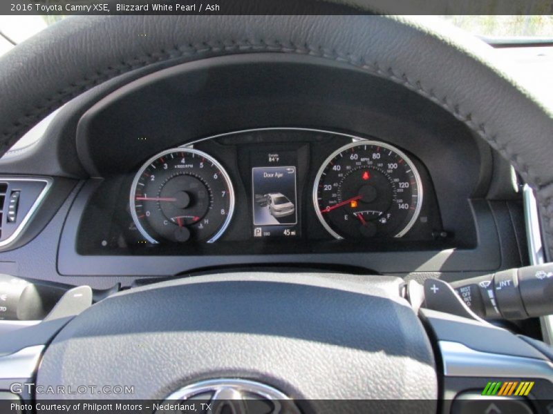 Blizzard White Pearl / Ash 2016 Toyota Camry XSE