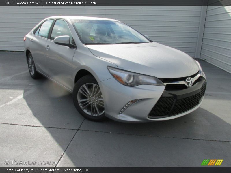 Celestial Silver Metallic / Black 2016 Toyota Camry SE