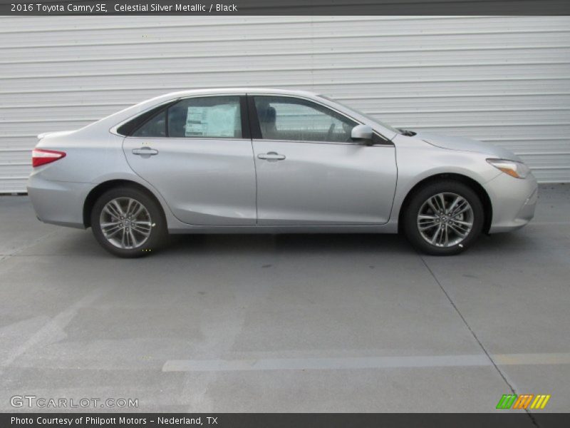Celestial Silver Metallic / Black 2016 Toyota Camry SE