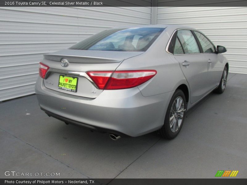 Celestial Silver Metallic / Black 2016 Toyota Camry SE