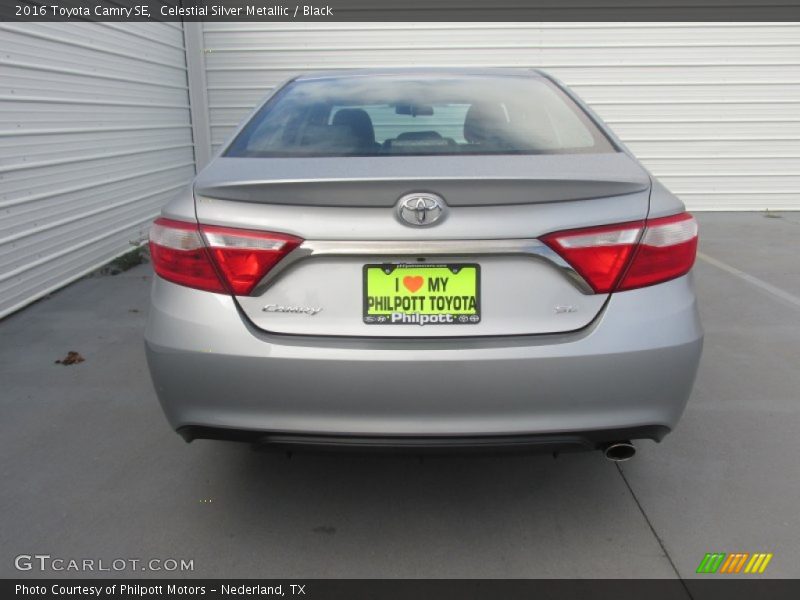 Celestial Silver Metallic / Black 2016 Toyota Camry SE