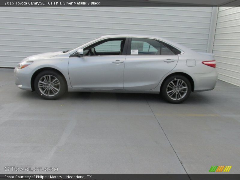 Celestial Silver Metallic / Black 2016 Toyota Camry SE