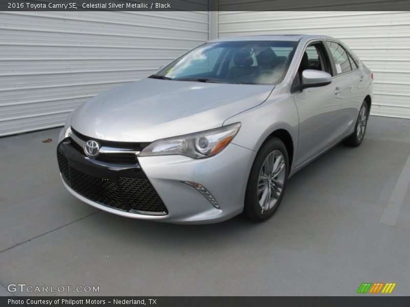 Celestial Silver Metallic / Black 2016 Toyota Camry SE
