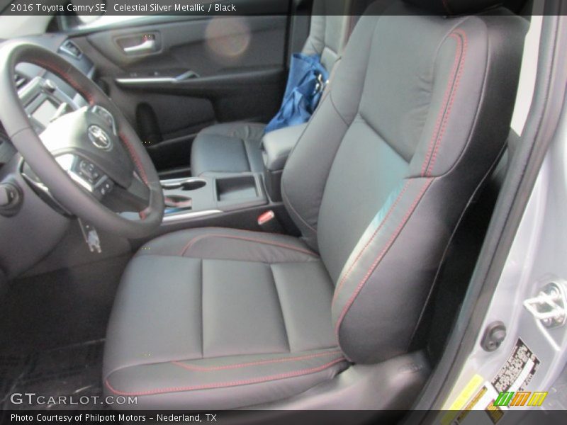 Celestial Silver Metallic / Black 2016 Toyota Camry SE