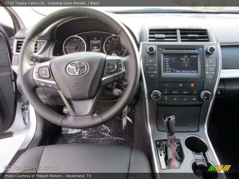 Celestial Silver Metallic / Black 2016 Toyota Camry SE