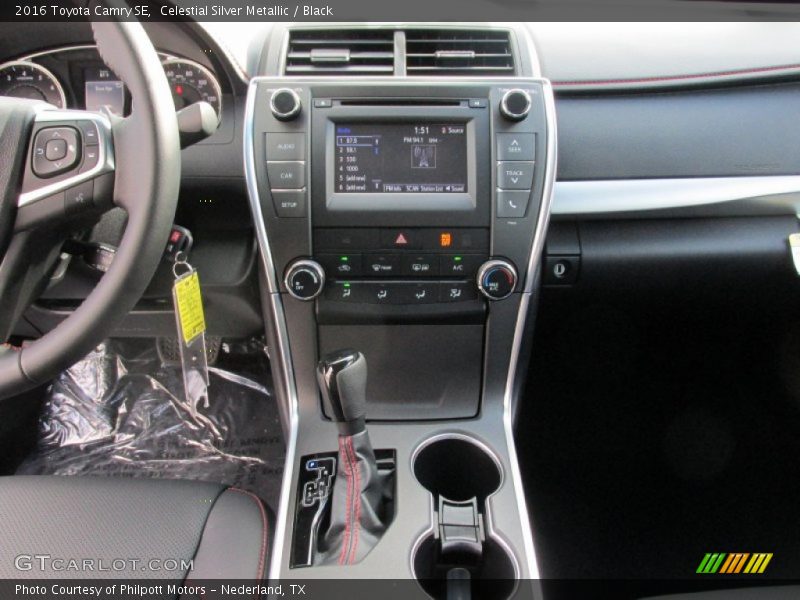 Celestial Silver Metallic / Black 2016 Toyota Camry SE