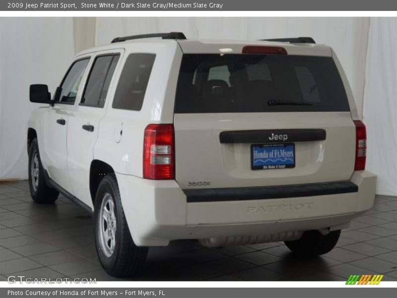 Stone White / Dark Slate Gray/Medium Slate Gray 2009 Jeep Patriot Sport