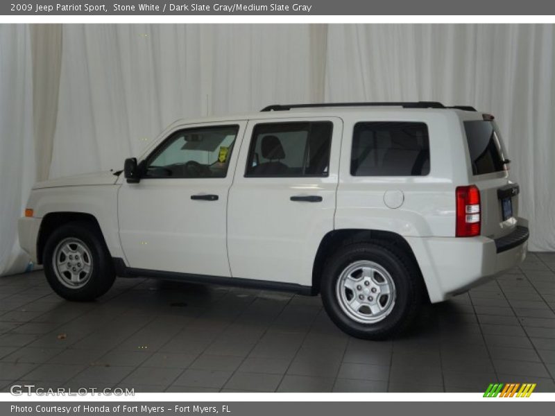 Stone White / Dark Slate Gray/Medium Slate Gray 2009 Jeep Patriot Sport