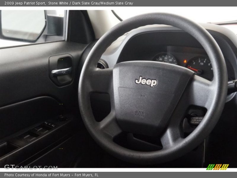 Stone White / Dark Slate Gray/Medium Slate Gray 2009 Jeep Patriot Sport