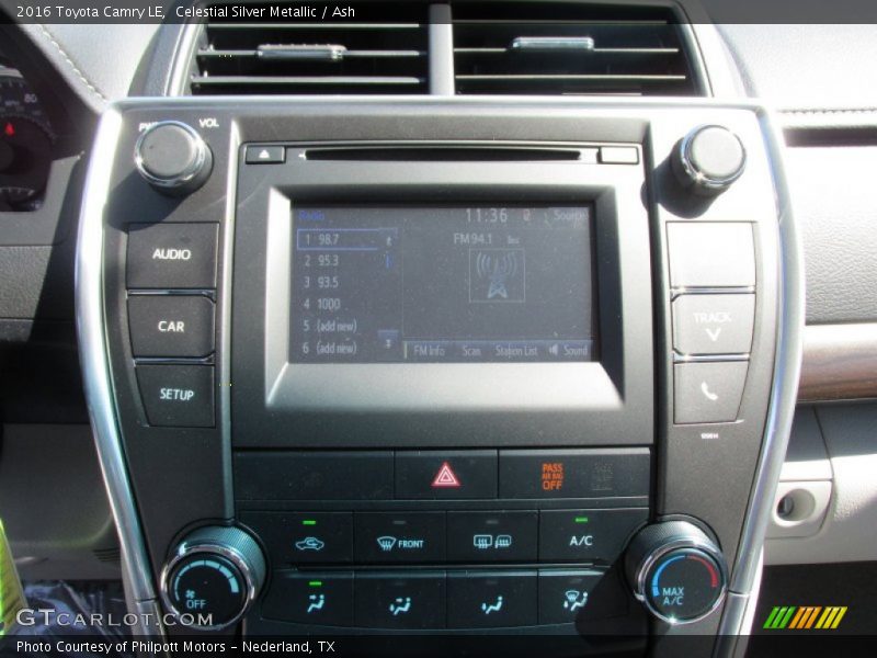 Celestial Silver Metallic / Ash 2016 Toyota Camry LE