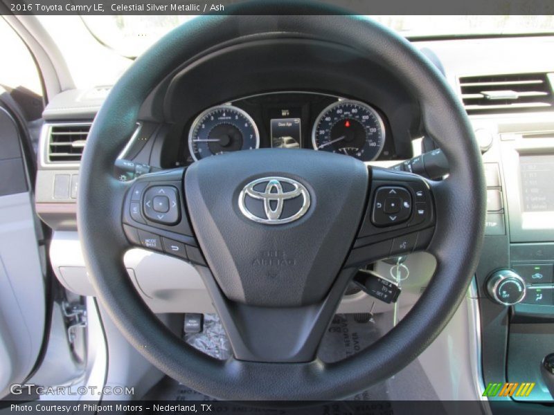 Celestial Silver Metallic / Ash 2016 Toyota Camry LE