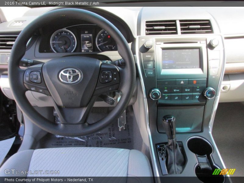 Midnight Black Metallic / Ash 2016 Toyota Camry LE