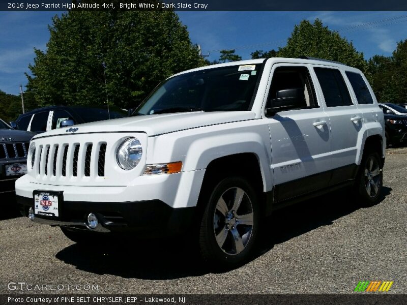 Bright White / Dark Slate Gray 2016 Jeep Patriot High Altitude 4x4