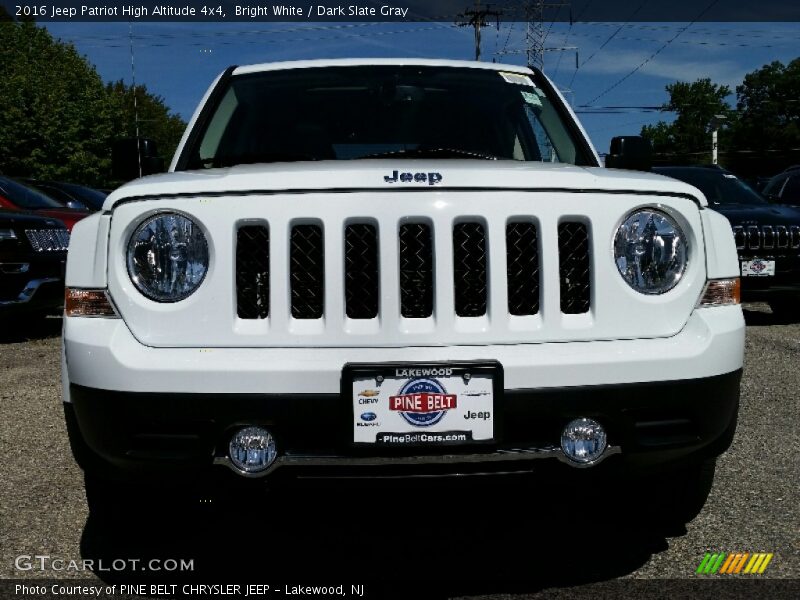 Bright White / Dark Slate Gray 2016 Jeep Patriot High Altitude 4x4