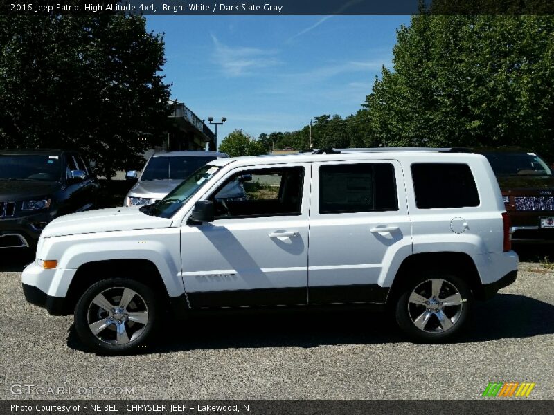 Bright White / Dark Slate Gray 2016 Jeep Patriot High Altitude 4x4