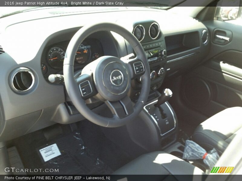 Bright White / Dark Slate Gray 2016 Jeep Patriot High Altitude 4x4