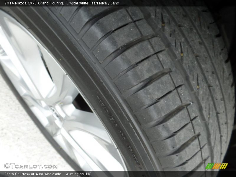 Crystal White Pearl Mica / Sand 2014 Mazda CX-5 Grand Touring