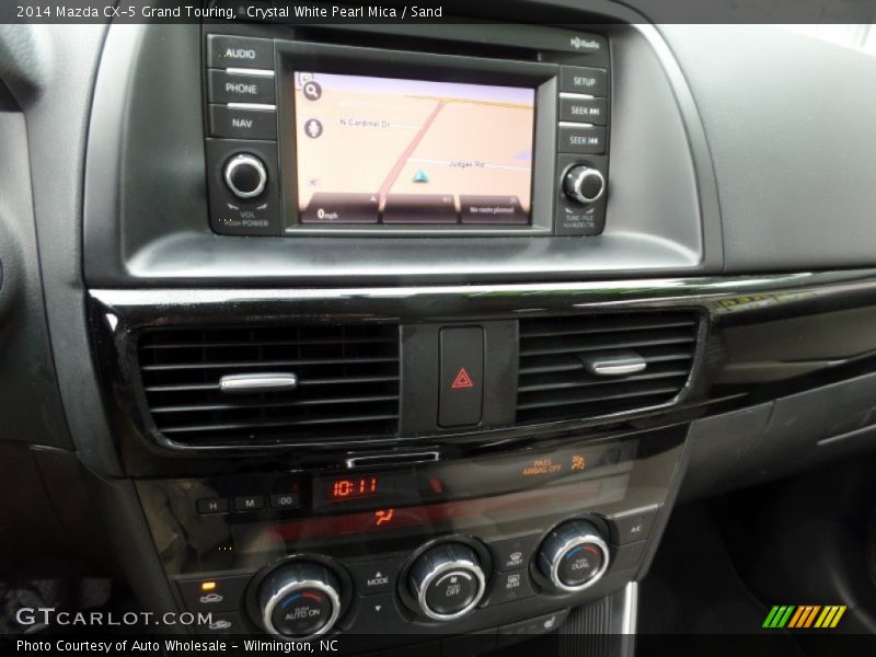 Crystal White Pearl Mica / Sand 2014 Mazda CX-5 Grand Touring