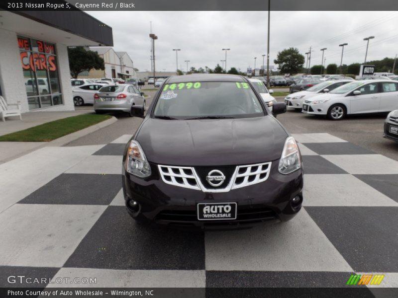 Cayenne Red / Black 2013 Nissan Rogue S