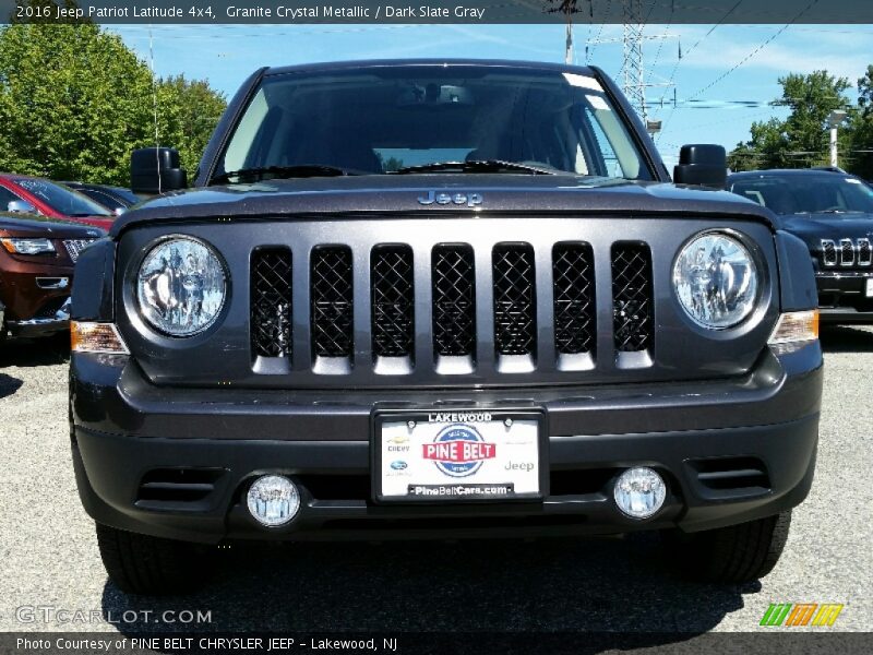 Granite Crystal Metallic / Dark Slate Gray 2016 Jeep Patriot Latitude 4x4