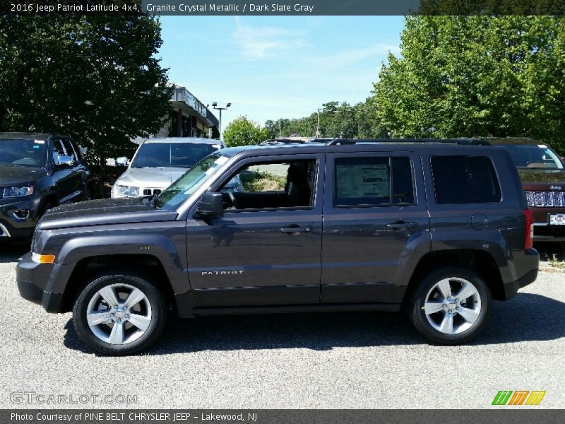 Granite Crystal Metallic / Dark Slate Gray 2016 Jeep Patriot Latitude 4x4