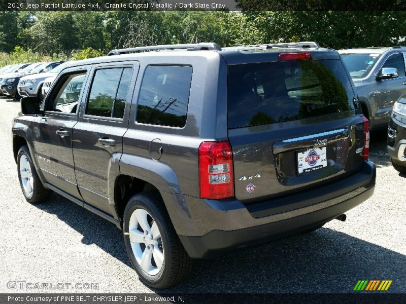 Granite Crystal Metallic / Dark Slate Gray 2016 Jeep Patriot Latitude 4x4
