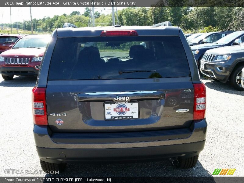 Granite Crystal Metallic / Dark Slate Gray 2016 Jeep Patriot Latitude 4x4