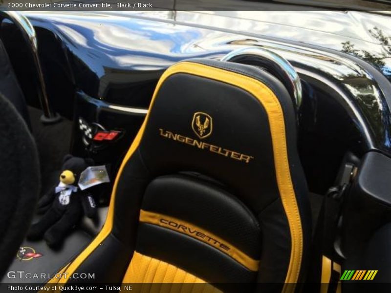Black / Black 2000 Chevrolet Corvette Convertible