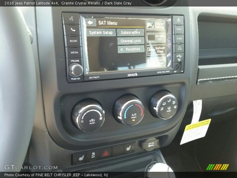 Granite Crystal Metallic / Dark Slate Gray 2016 Jeep Patriot Latitude 4x4