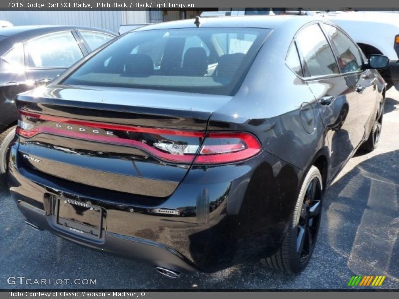 Pitch Black / Black/Light Tungsten 2016 Dodge Dart SXT Rallye