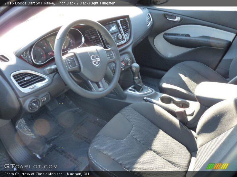 Pitch Black / Black/Light Tungsten 2016 Dodge Dart SXT Rallye