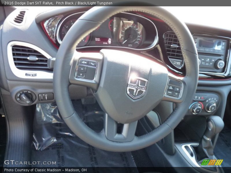 Pitch Black / Black/Light Tungsten 2016 Dodge Dart SXT Rallye