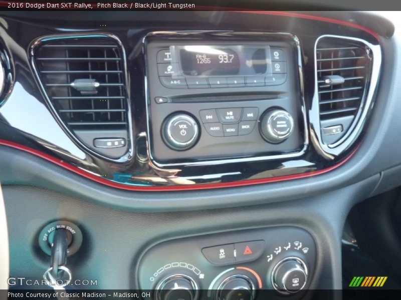 Pitch Black / Black/Light Tungsten 2016 Dodge Dart SXT Rallye
