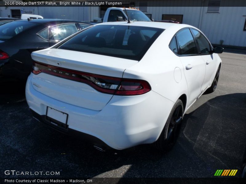 Bright White / Black/Light Tungsten 2016 Dodge Dart SXT Rallye