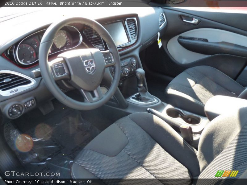 Bright White / Black/Light Tungsten 2016 Dodge Dart SXT Rallye