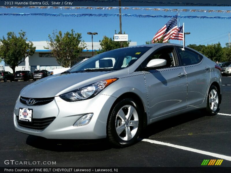 Silver / Gray 2013 Hyundai Elantra GLS