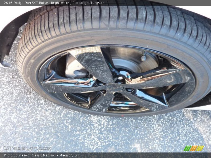Bright White / Black/Light Tungsten 2016 Dodge Dart SXT Rallye