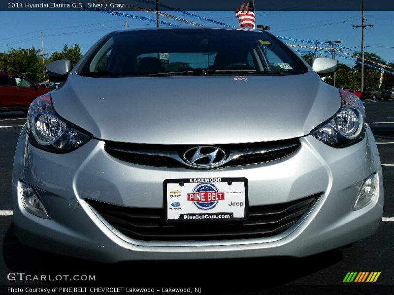 Silver / Gray 2013 Hyundai Elantra GLS