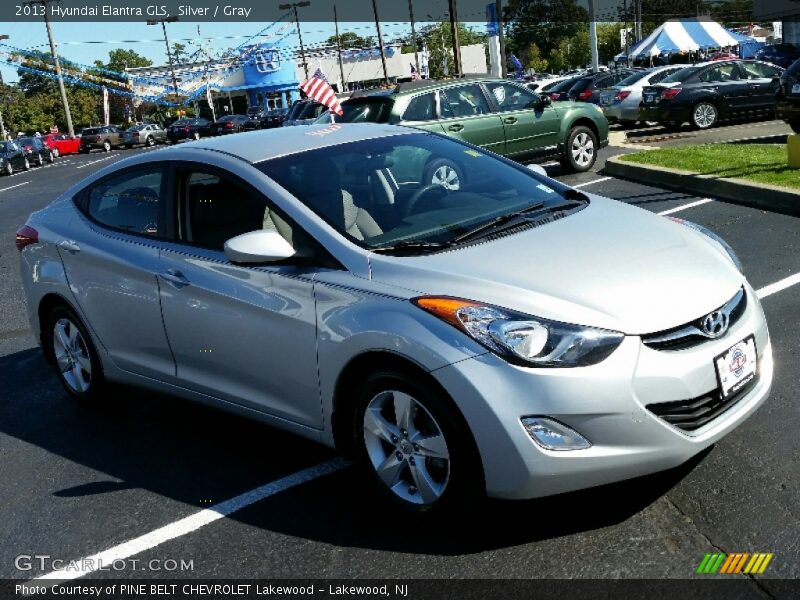 Silver / Gray 2013 Hyundai Elantra GLS