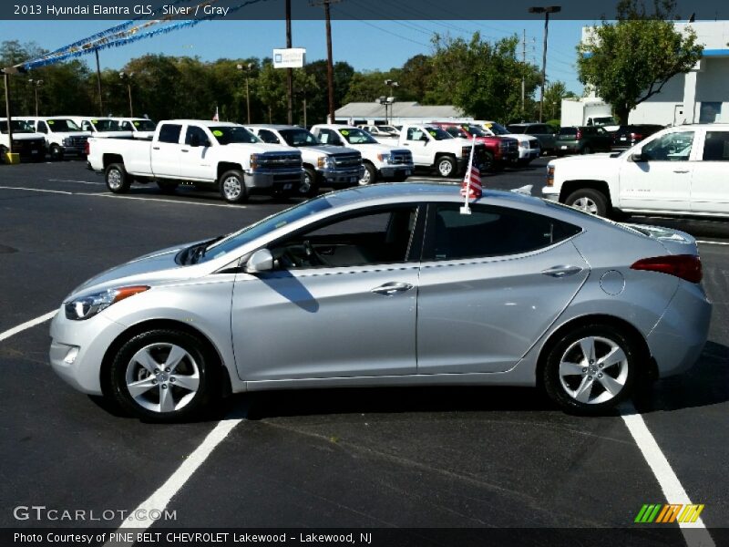 Silver / Gray 2013 Hyundai Elantra GLS